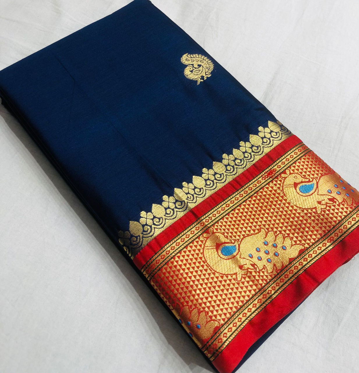  Maharani paithani Designer Cotton Silk Non Catalog Sarees